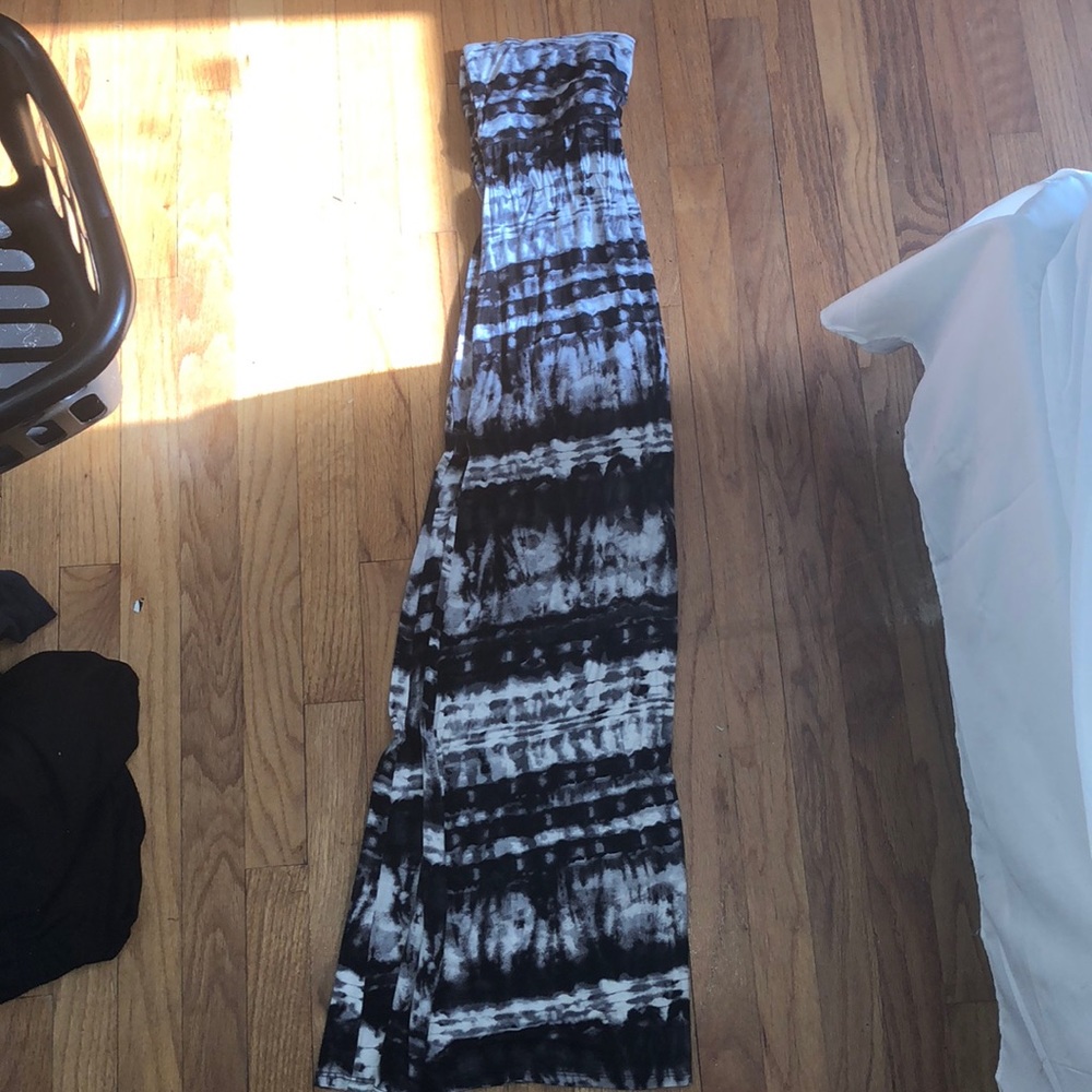 Tie dye maxi skirt